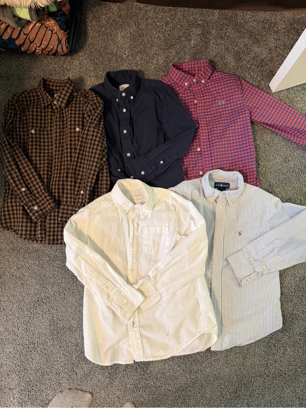 Vineyard Vines/ jcrew kids 6/7 Button-Down Shirt -boys